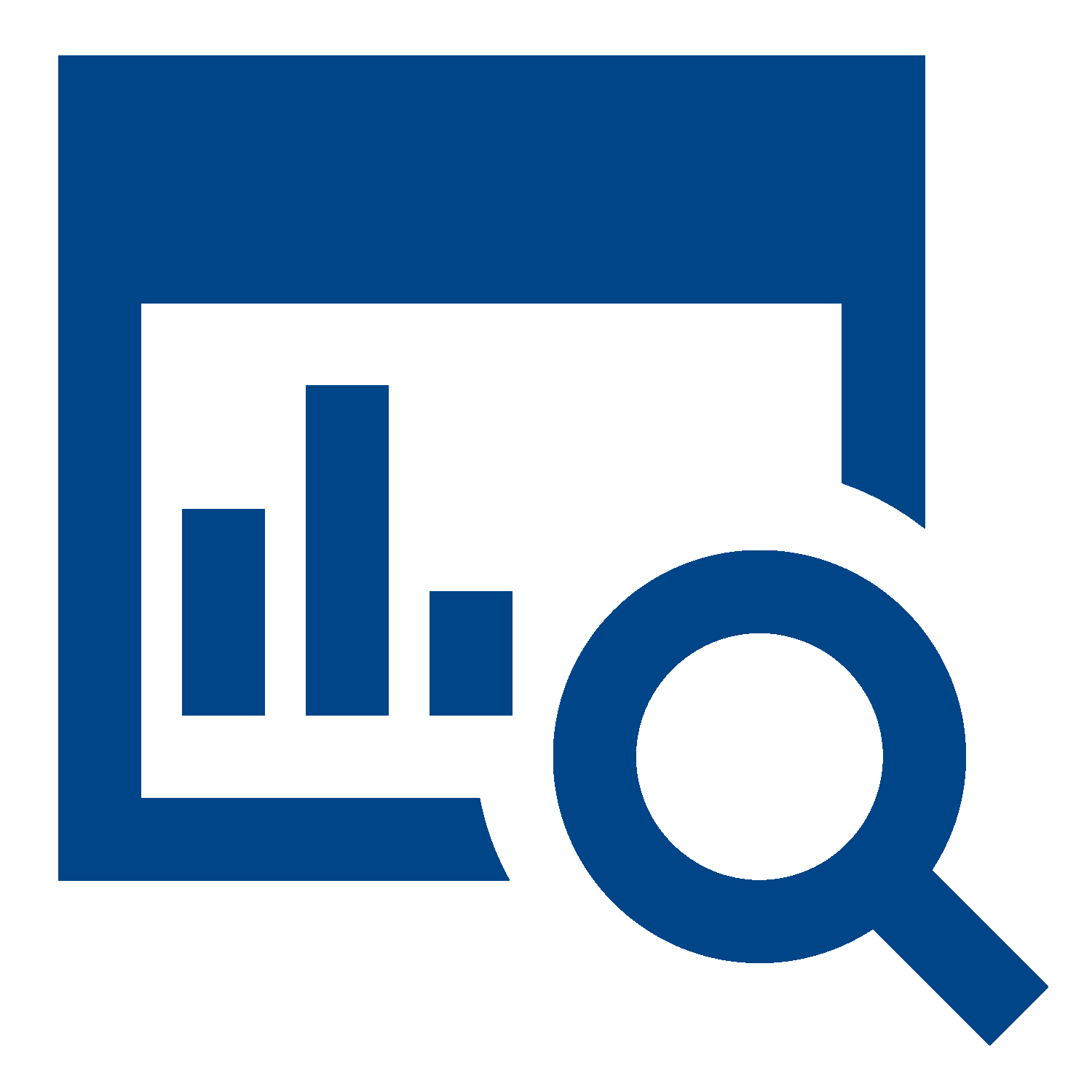 Icoontje dashboard blauw