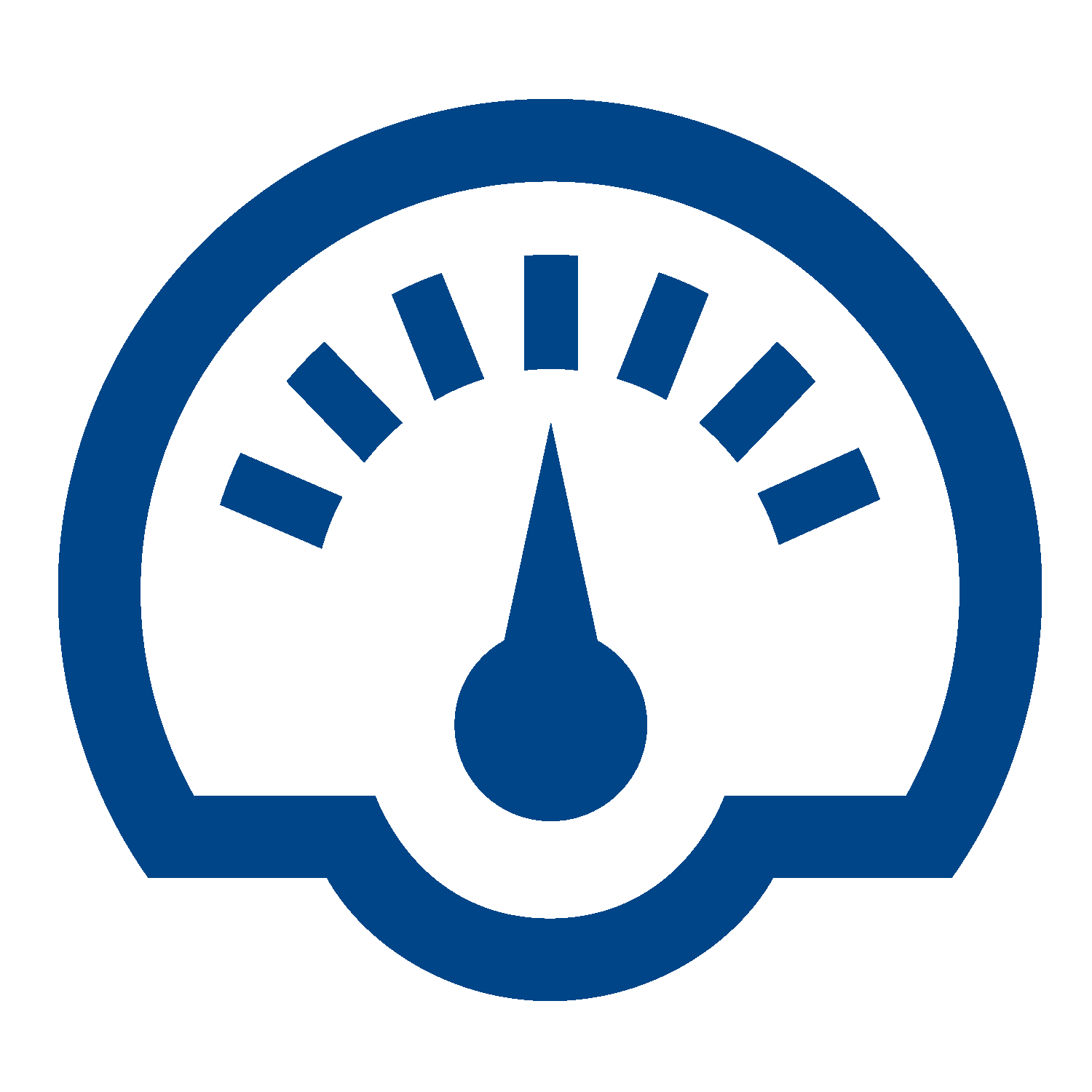 Icoontje meter blauw